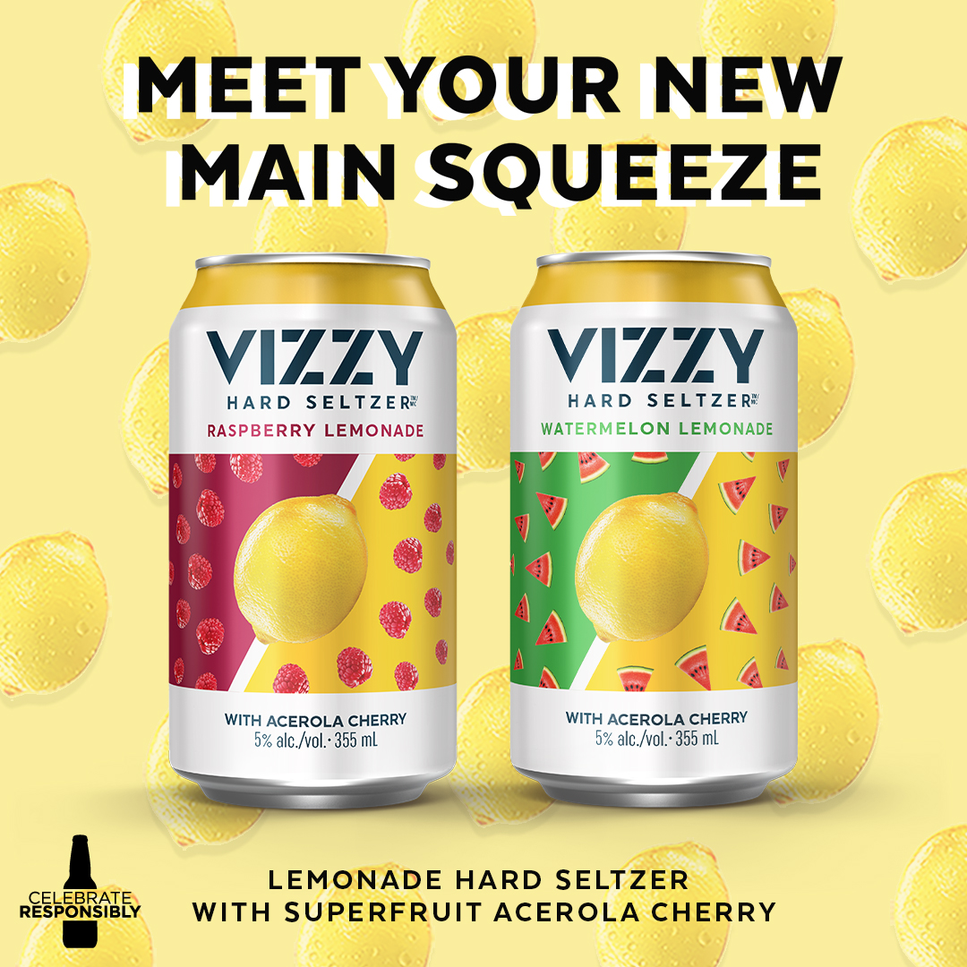 Vizzy Hard Seltzer Lemonade launches in Canada 8 months ahead of schedule Molson Coors Beer